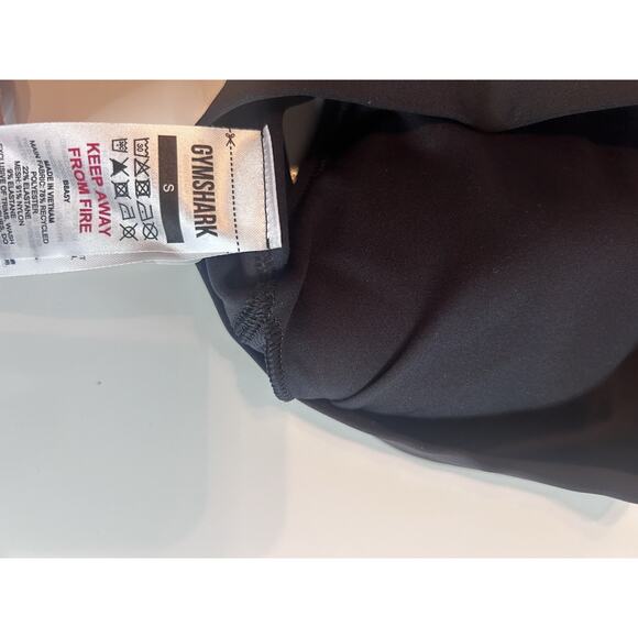 Gymshark Women's Light Support One Shoulder Sports Bra Black Small NWT - Picture 5 of 6